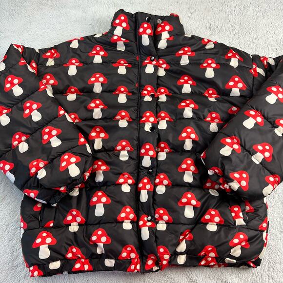 Daisy Street Jackets & Blazers - Daisy Street Mushroom Black Puffer Jacket women’s size 14 XL *Read description*
